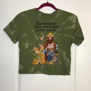 Smokey the Bear Crop Top